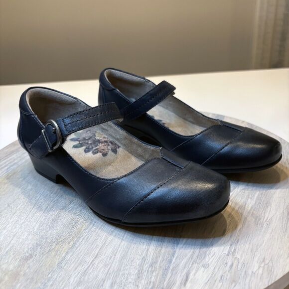 Women's Taos Balance‎ Casual Navy Blue Leather Mary Janes 13870 US Size 7 - Picture 1 of 8